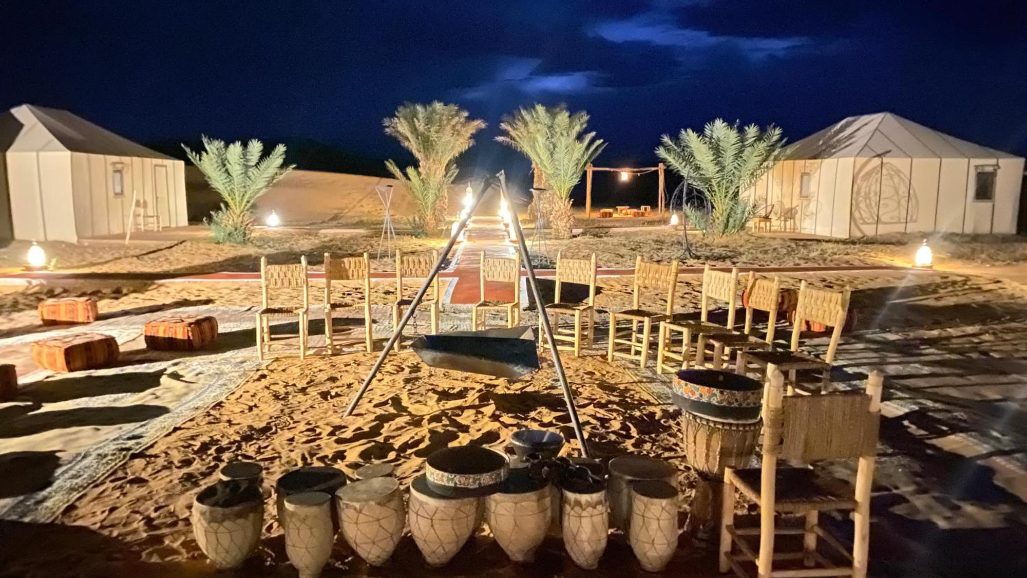 Erg Chebbi Sahara Camp Hotel Merzouga Exterior foto
